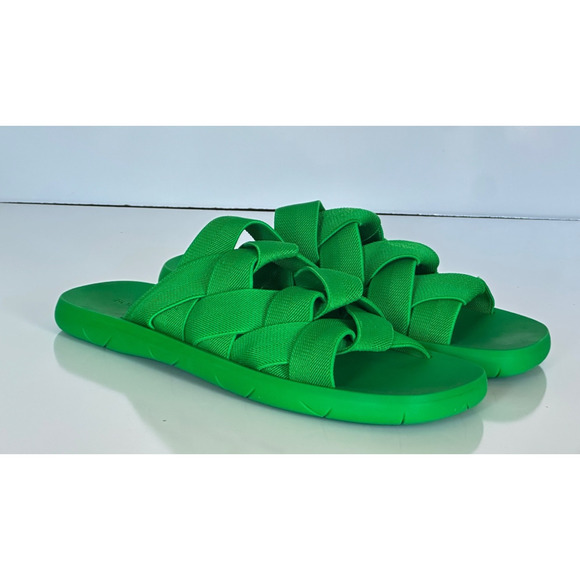 Bottega Veneta Intrecciato Starfish Green Sandals 9 US (42) 651402 NWT $850 main image 5